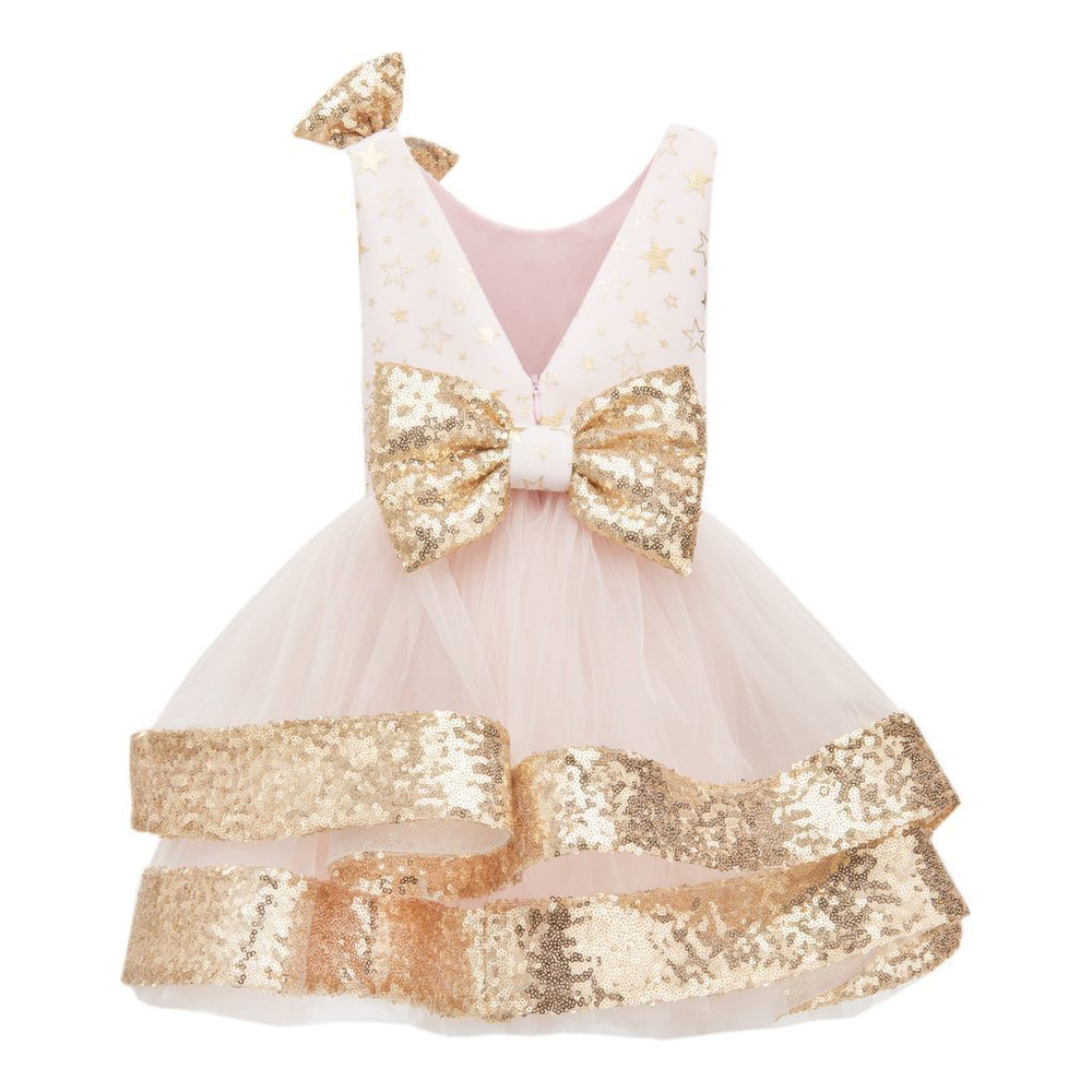 kids-atelier-tulleen-kid-girl-pink-glitter-gold-star-dress-ss19411-pink-gold-glitter