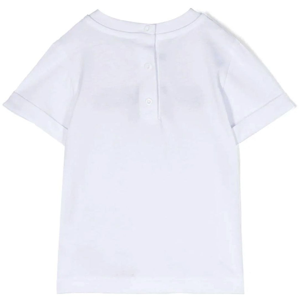 balmain-White Logo T-Shirt-bt8531-z0082-100ne
