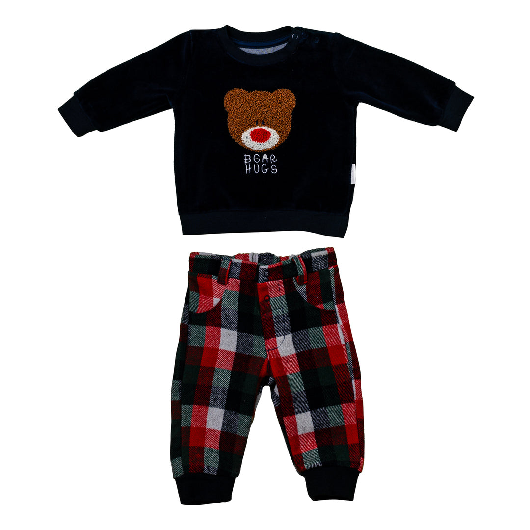 kids-atelier-andywawa-baby-boy-navy-teddy-graphic-plaid-outfit-ac24423