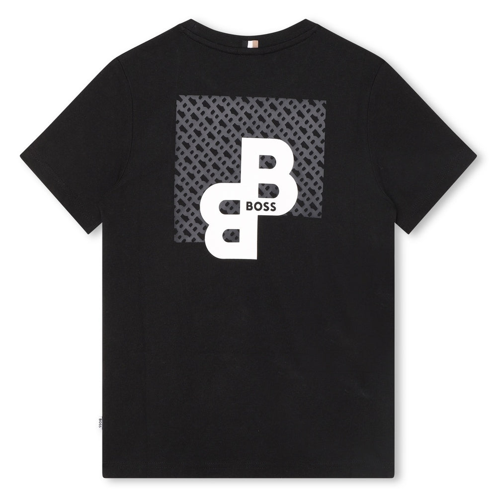 boss-j25o74-09b-Black Cotton T-Shirt