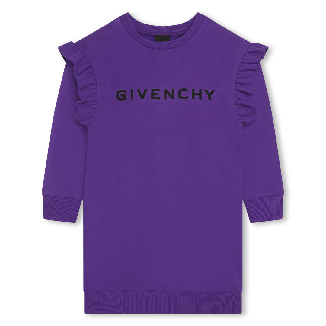 givenchy-h12303-91c-Purple Long Sleeved Dress