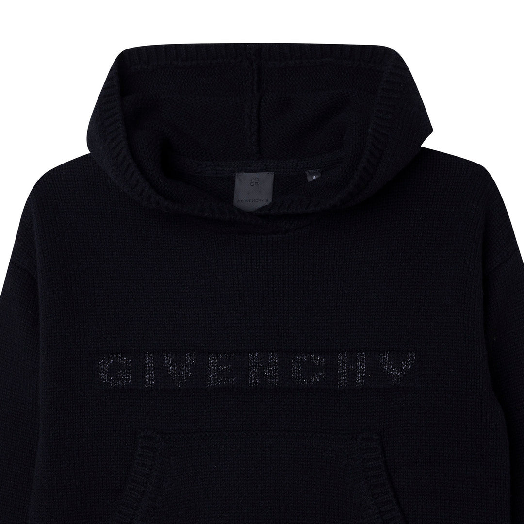 GIVENCHY-H15268-09B-BLACK-HOODED SWEATER OR JUMPER