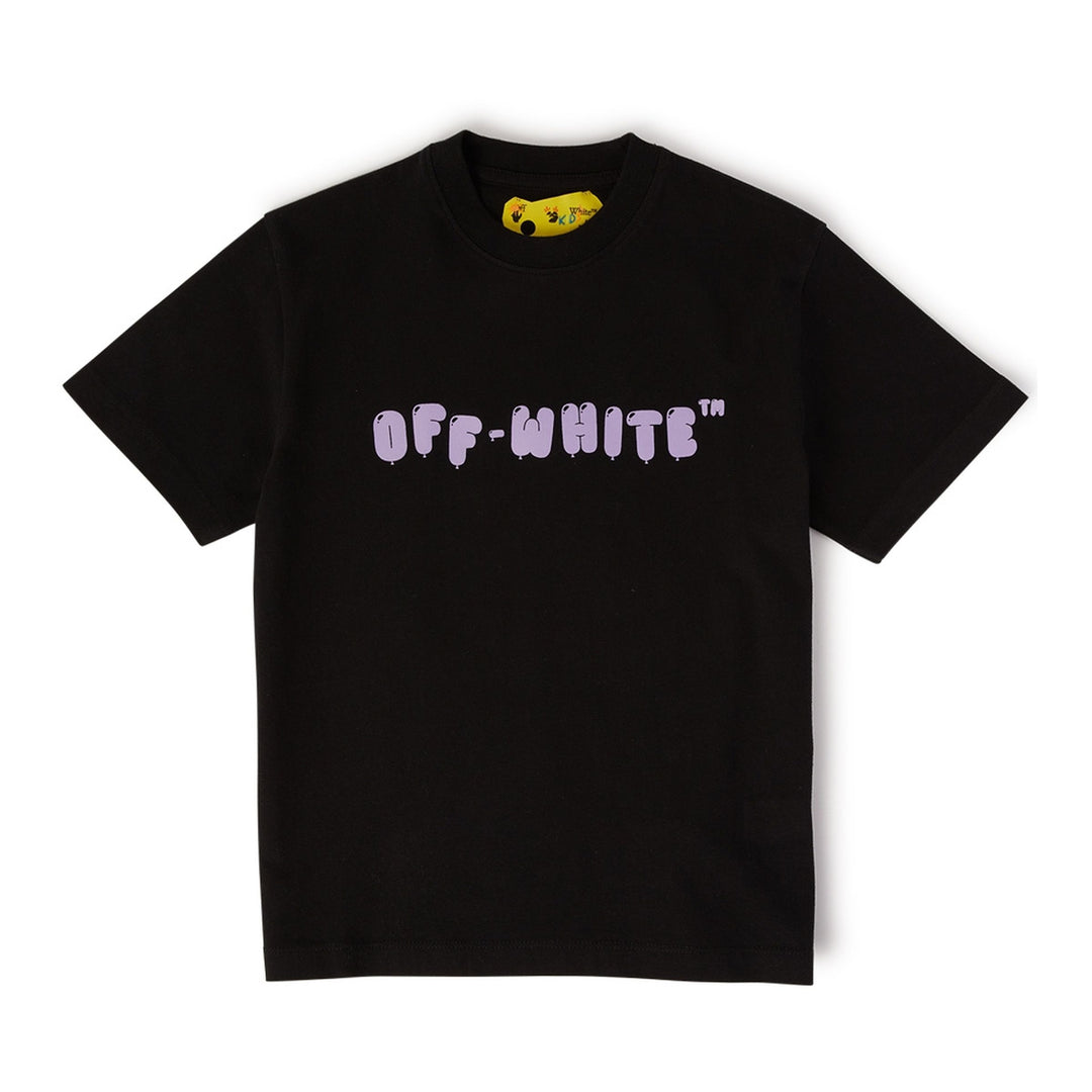 off-white-ogaa001s23jer0031036-Black Logo T-Shirt