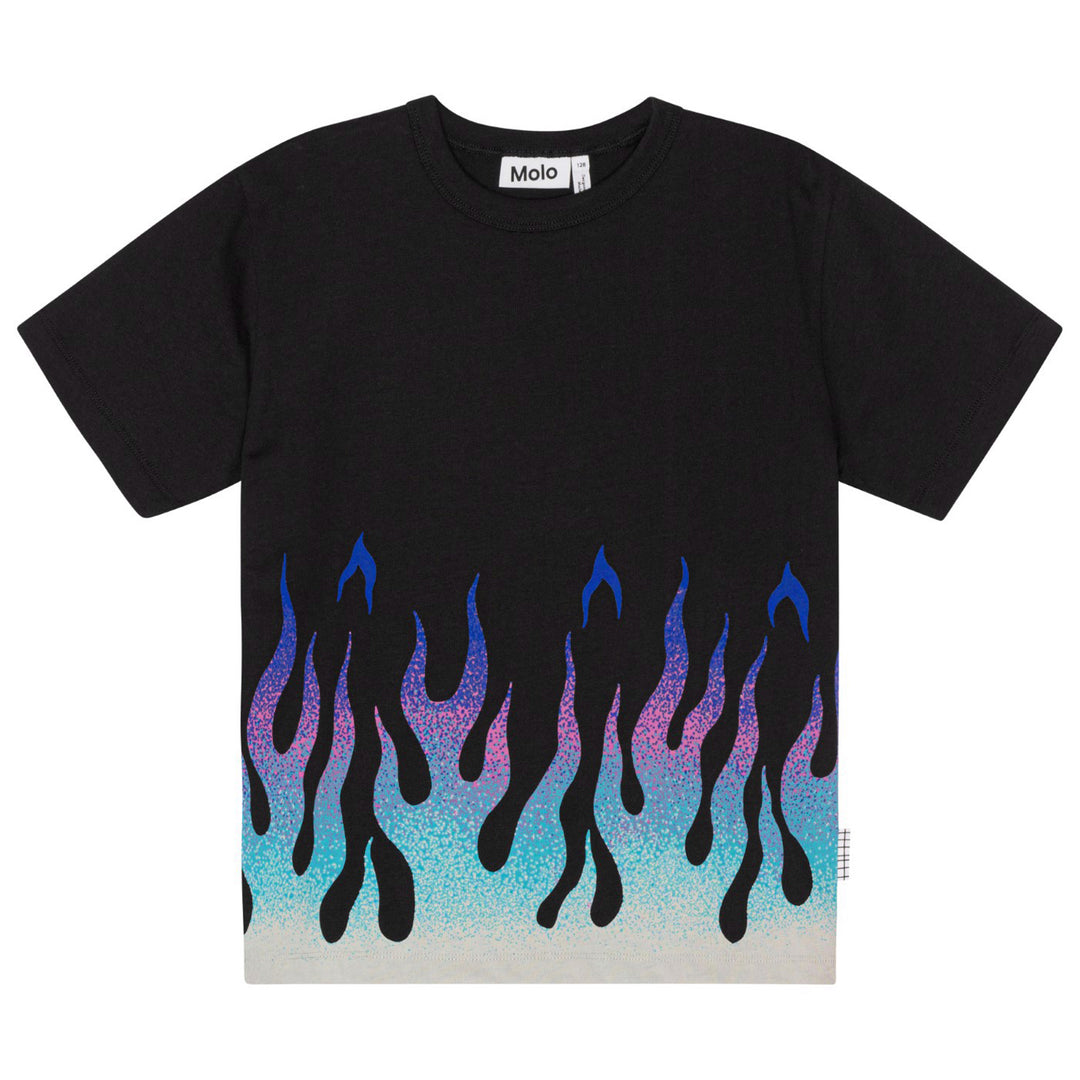 molo-Black Flame T-Shirt-1s24a209-3458