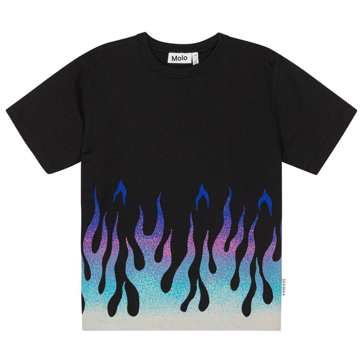 molo-Black Flame T-Shirt-1s24a209-3458