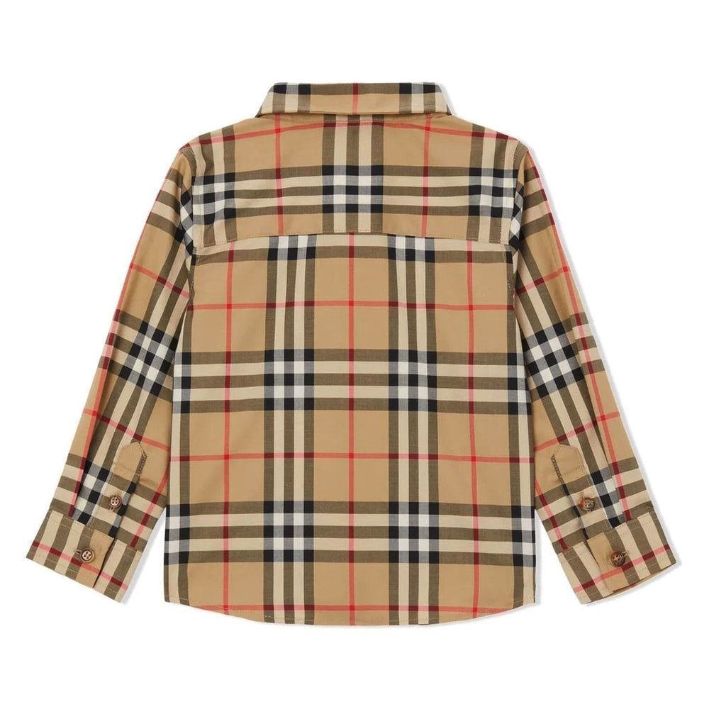 burberry-8059654-Vintage Check Stretch Cotton Shirt-116036-a7028