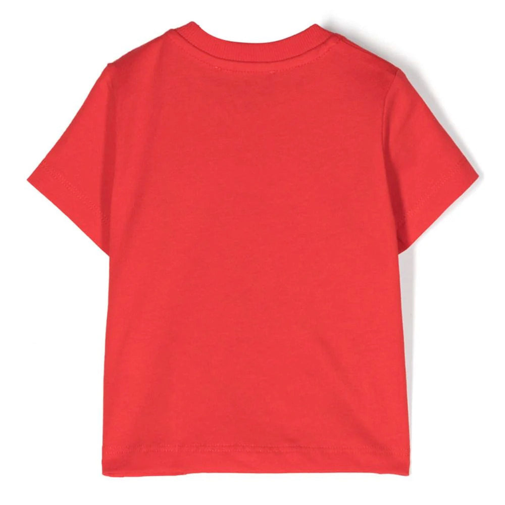 moschino-Red T-Shirt with Maxi Teddy Bears-mpm032-laa20-50109