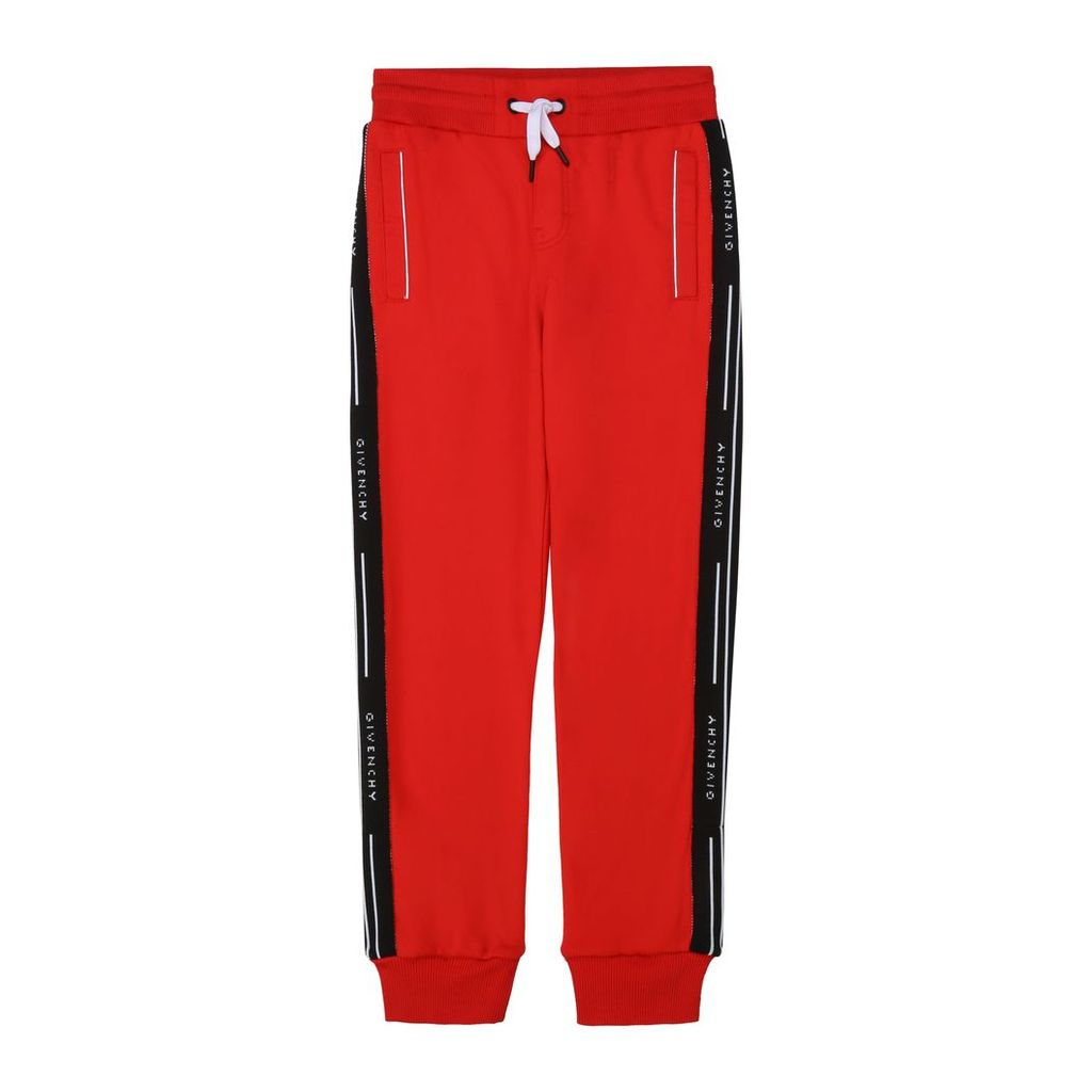 givenchy-Bright Red Cotton Pants-h24099-991