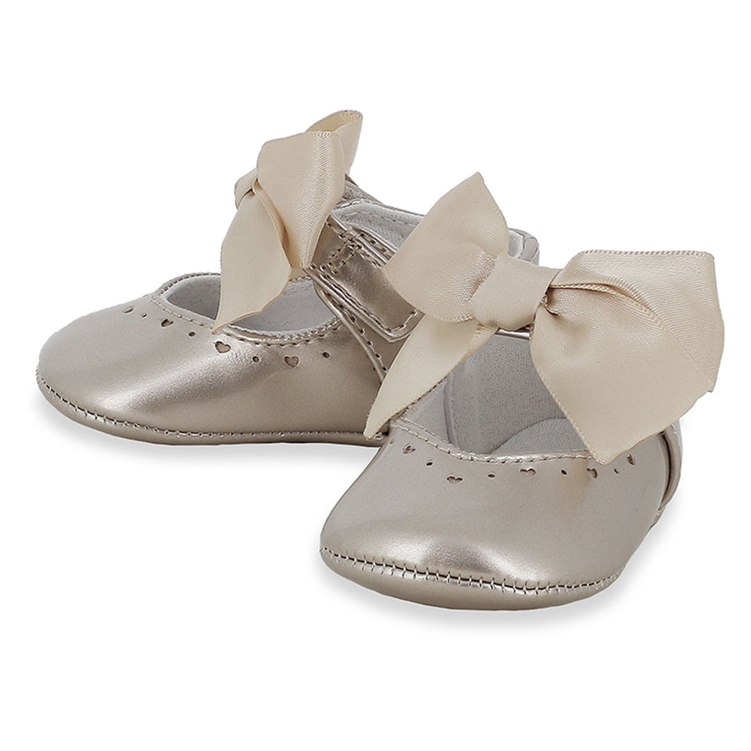 Mayoral-Dressy Mary Jane shoes-9687-34-Light gold