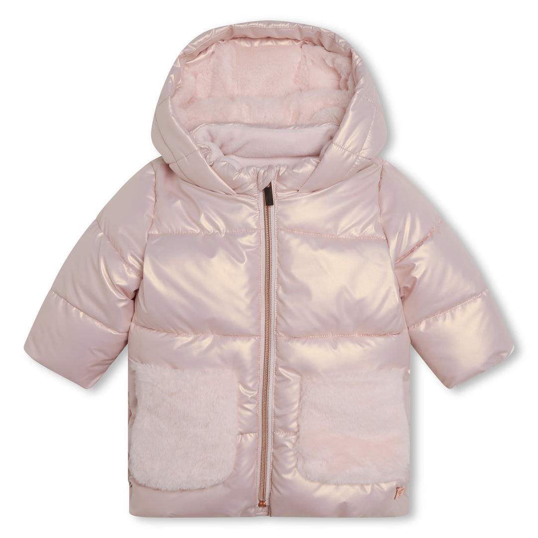 kids-atelier-carrement-beau-baby-girl-pink-hooded-puffer-coat-y06044-43b