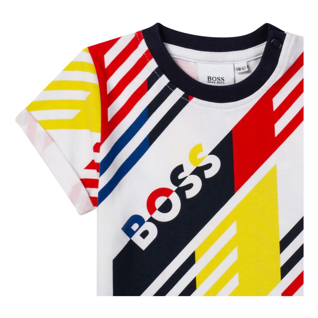 Kids Atelier Multi Colored Boss T-shirt Logo View
