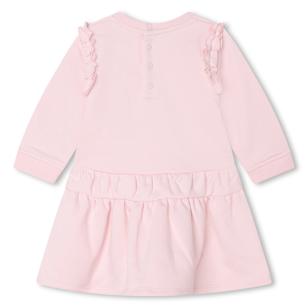 givenchy-h02107-44z-Pale Pink Cotton Jersey Dress
