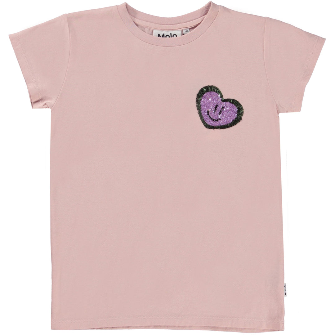 molo-Pink Ranva T-Shirt-2w23a208-3313