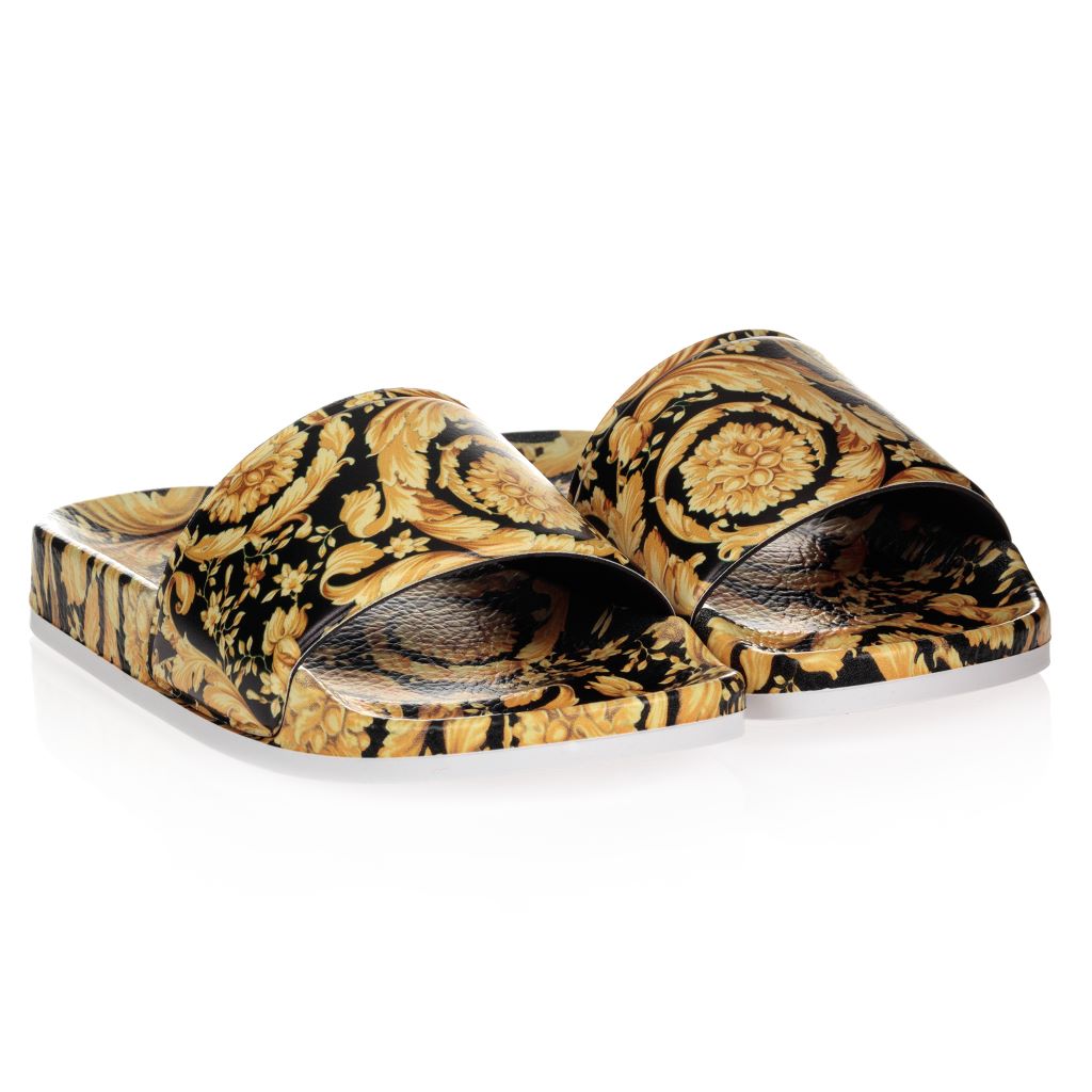versace-Gold Barocco Sliders-1000255-1a00214-5b000