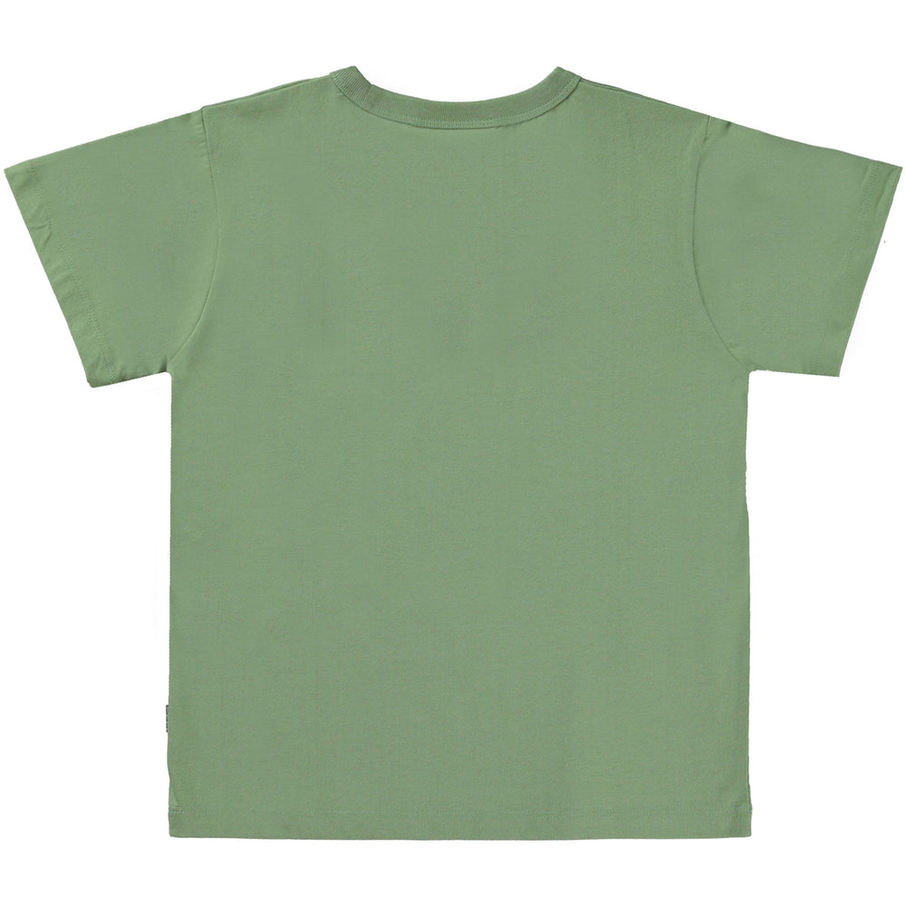 molo-Green Cotton Speech Bubble T-Shirt-1w23a203-8756