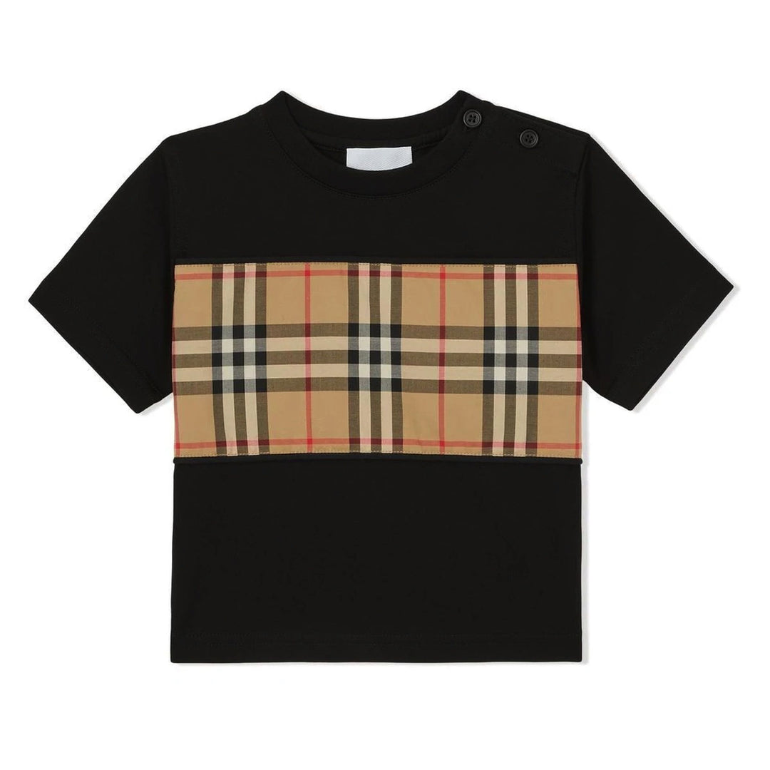 burberry-8064807-Black Cedar Check T-Shirt-130828-a1189