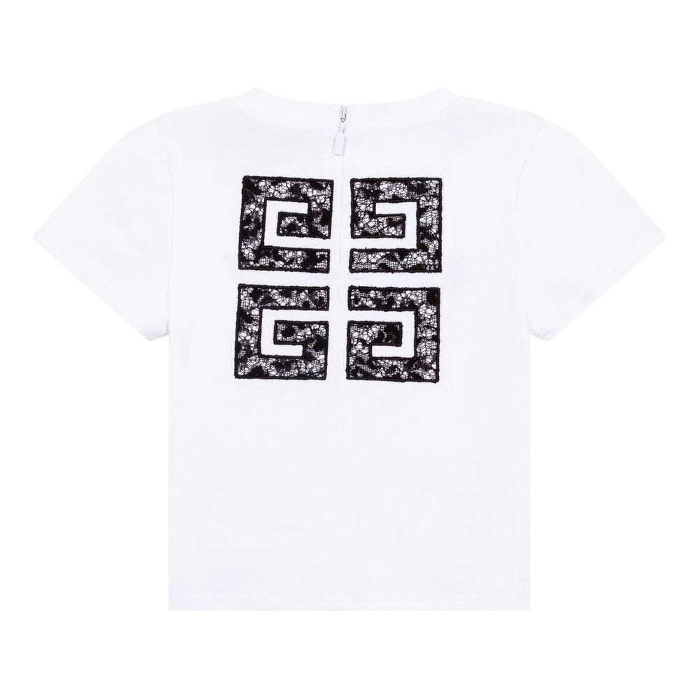 givenchy-White Logo T-Shirt-h05214-10b