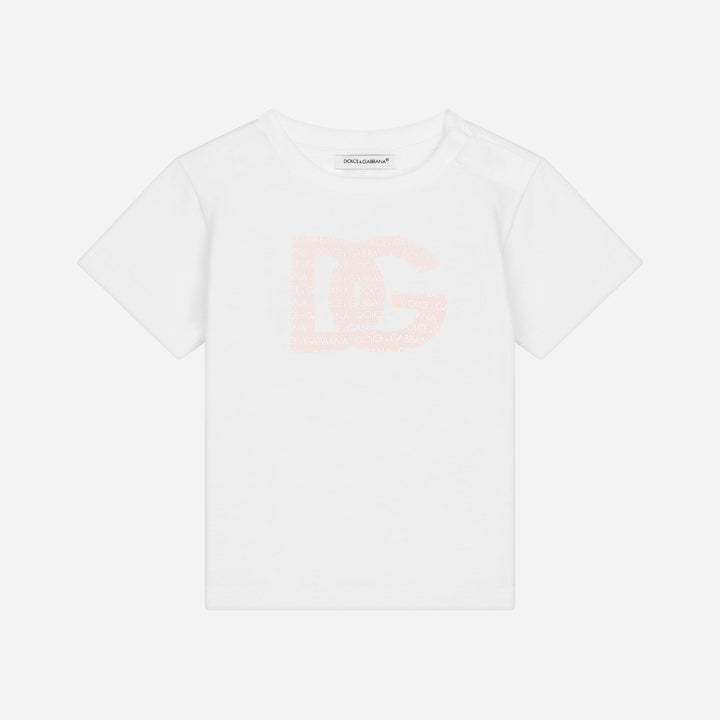 dg-l1jt7w-g7l5o-s9001-Ivory Logo T-Shirt