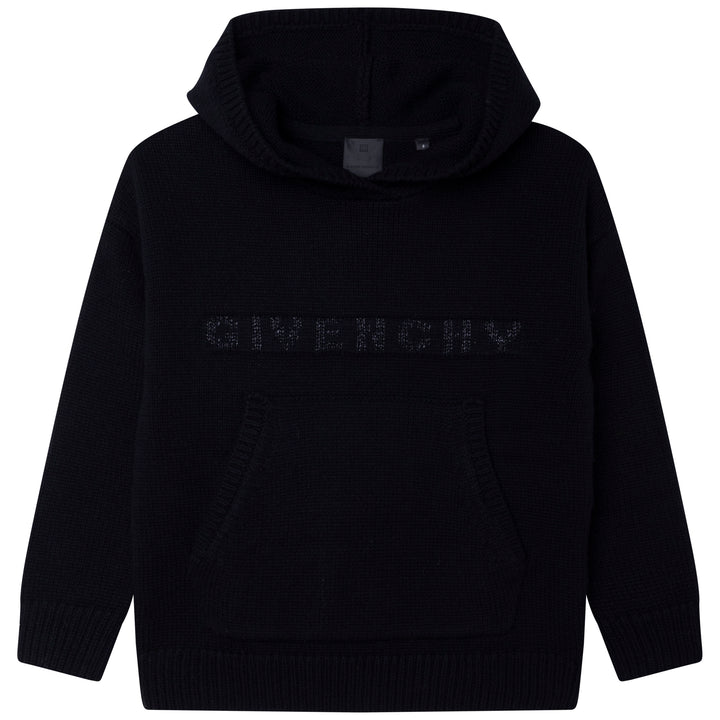 GIVENCHY-H15268-09B-BLACK-HOODED SWEATER OR JUMPER