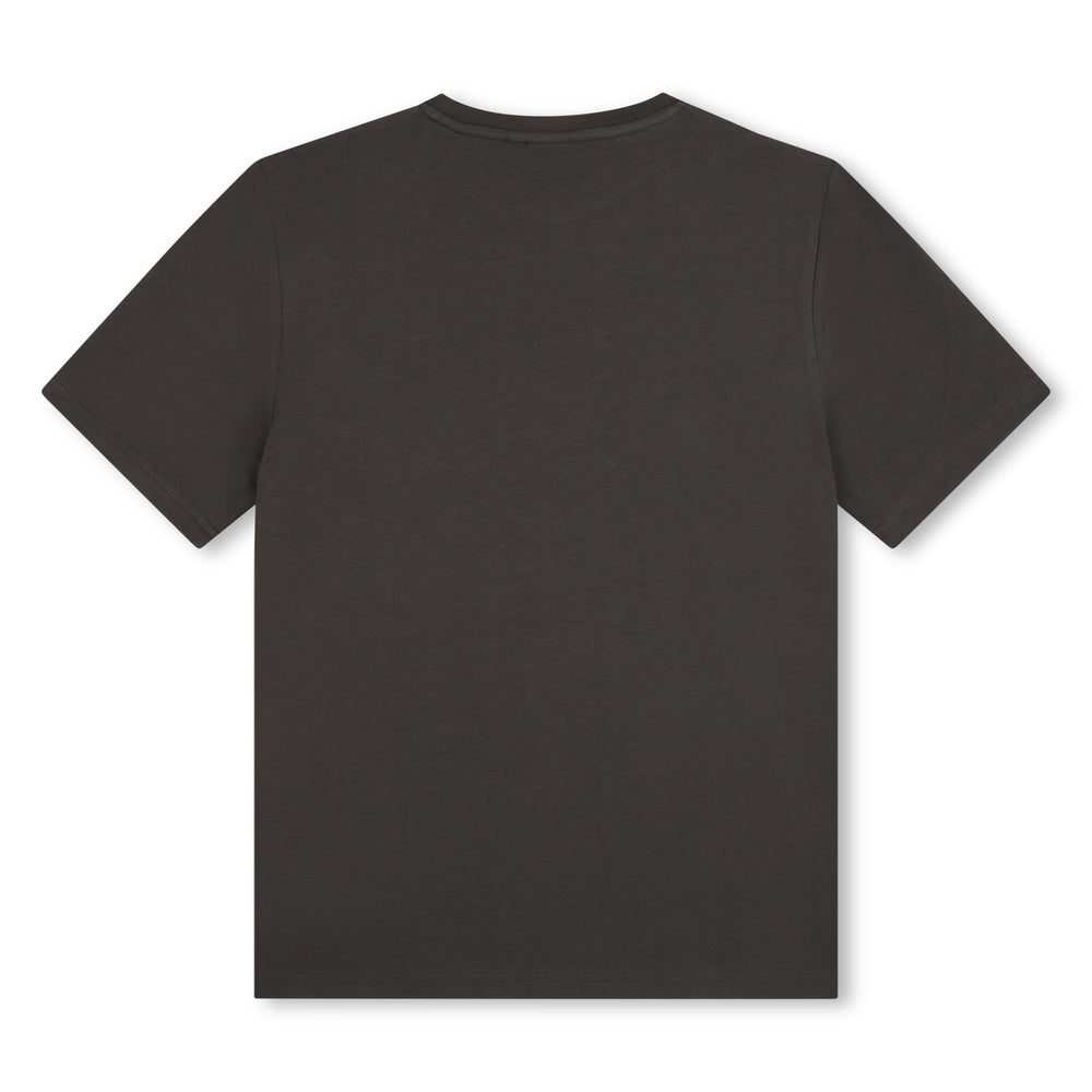 boss-j45000-089-Gray Cotton T-Shirt