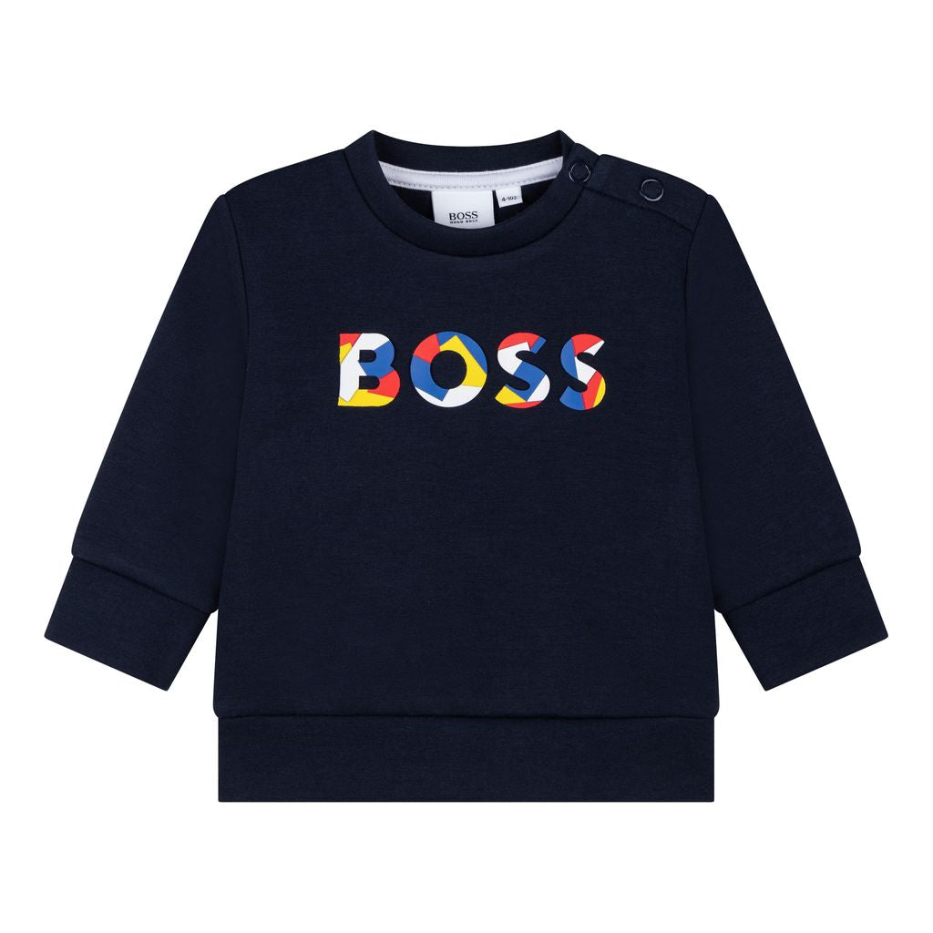 boss-Navy Sweatshirt-j05935-849
