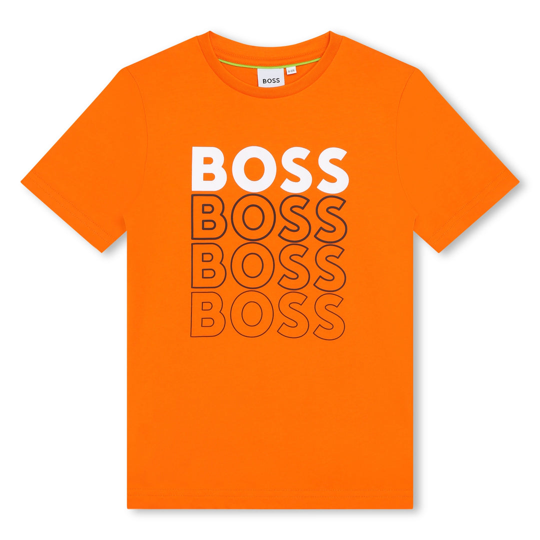 boss-j25o05-401-kb-Orange Logo T-Shirt
