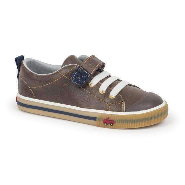 See Kai Run Brown Classic Sneakers-Shoes-See Kai Run-kids atelier