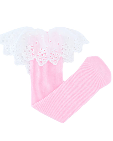White Trim Skirt Socks