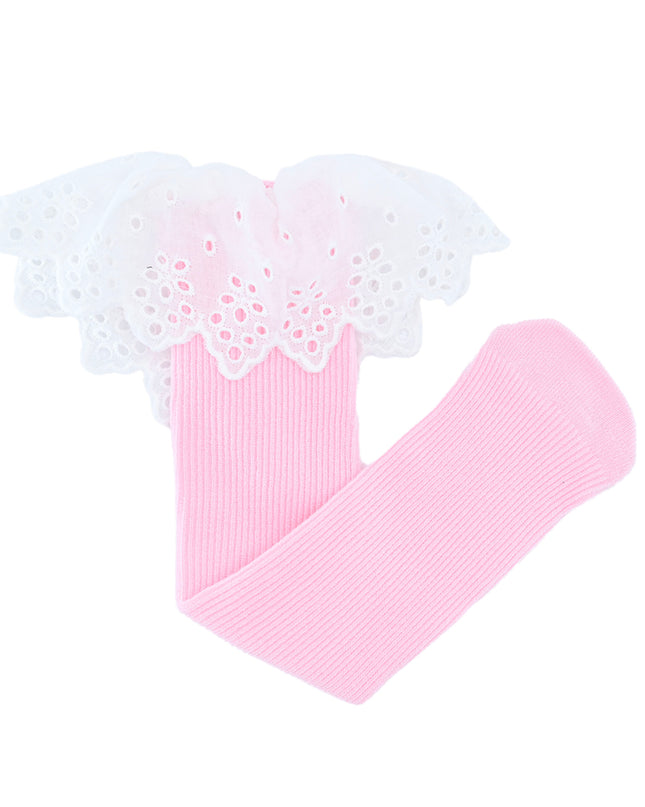 White Trim Skirt Socks