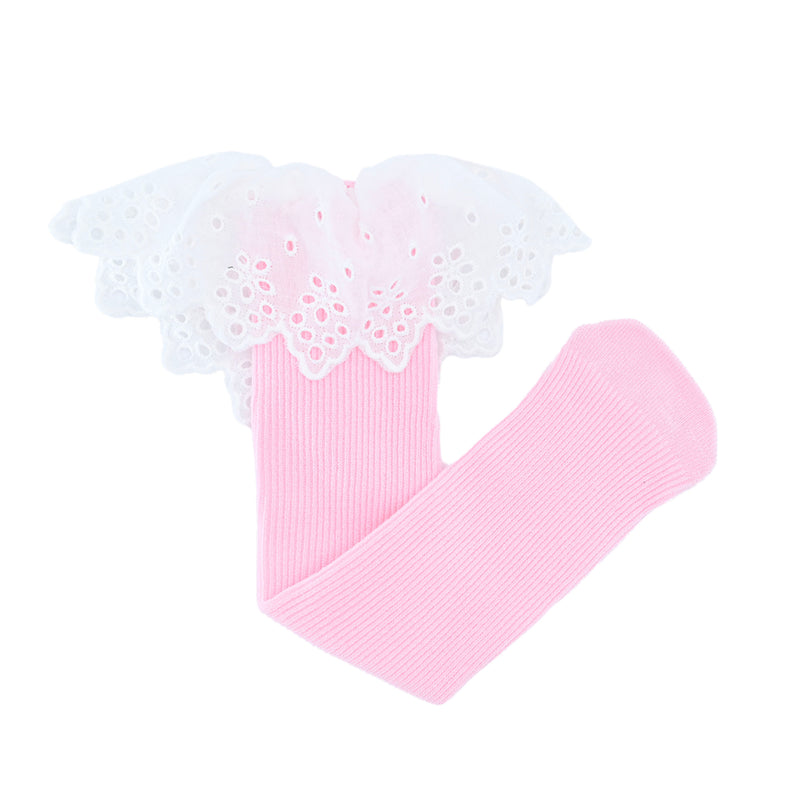 White Trim Skirt Socks