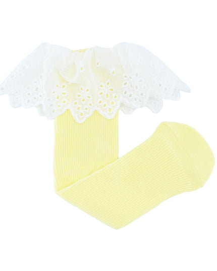 White Trim Skirt Socks