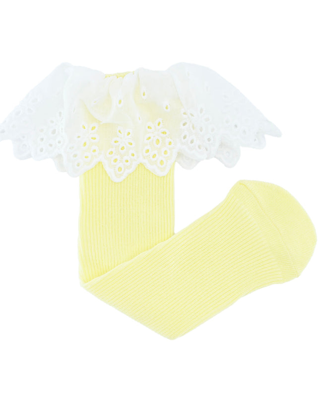 White Trim Skirt Socks