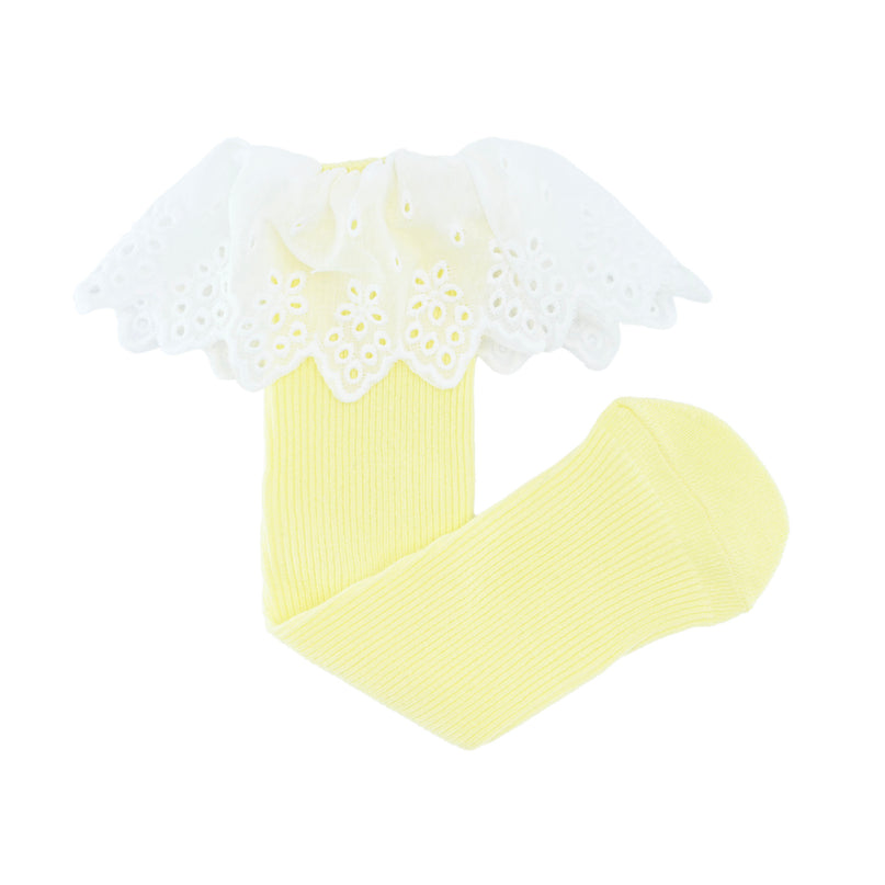 White Trim Skirt Socks