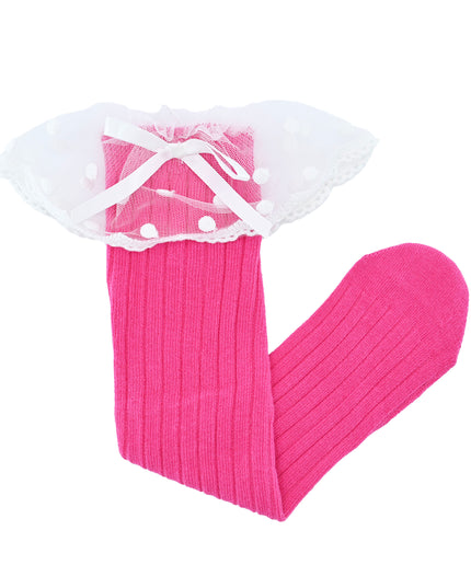 Ankle Skirt Polka Bow Socks