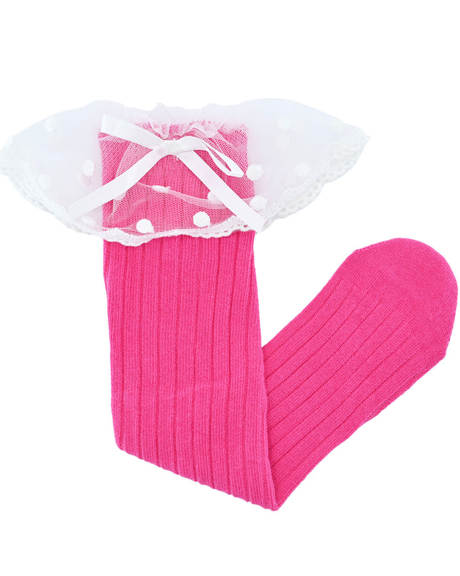 Ankle Skirt Polka Bow Socks