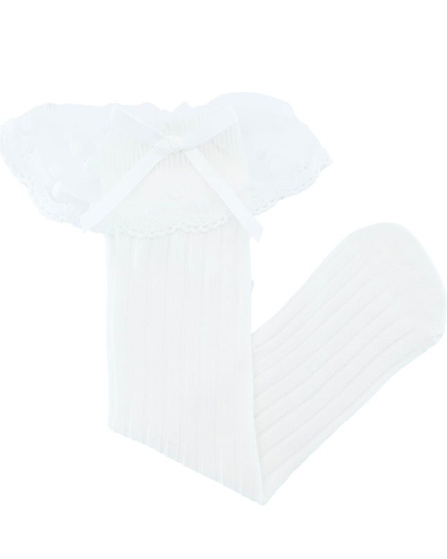 Ankle Skirt Polka Bow Socks