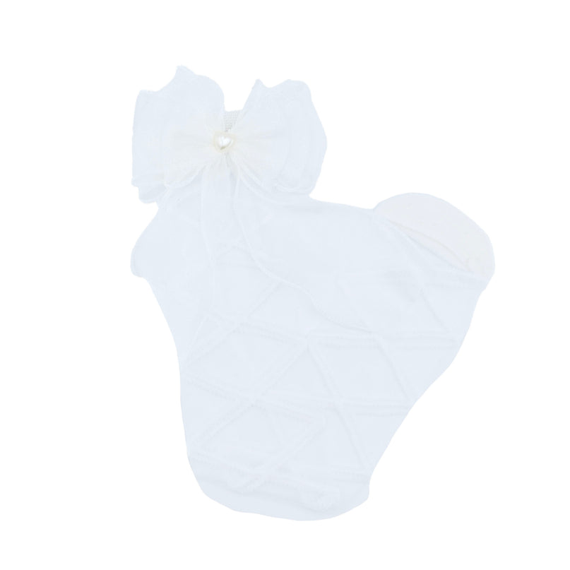 Tulle Tie Wrap Heart Socks