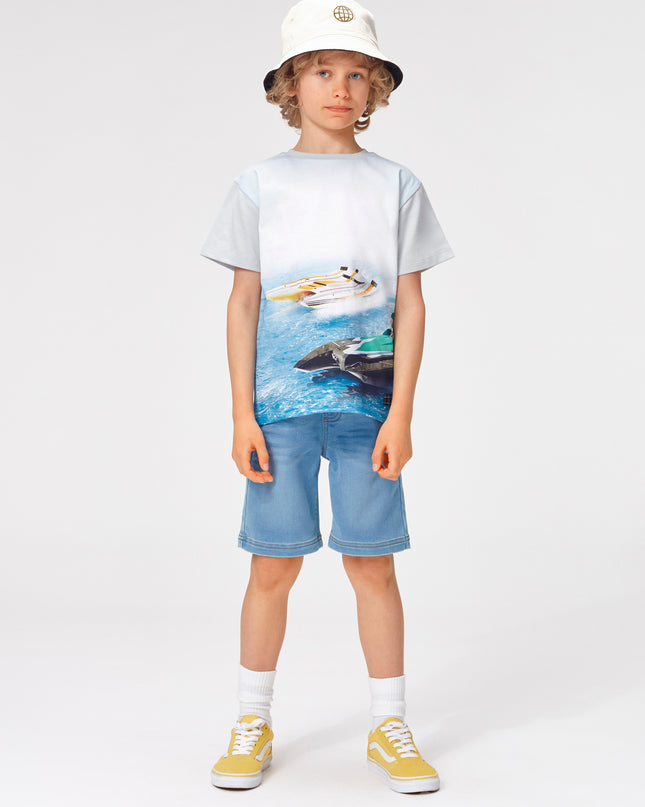 Molo Ali Soft Denim Blue Shorts