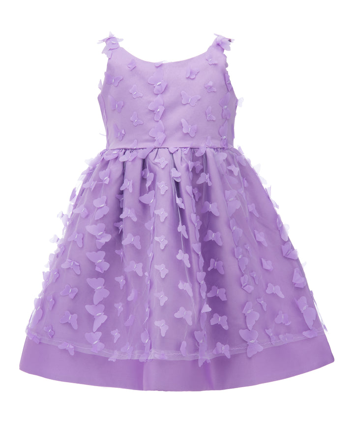 Lavender Mariposa Tulle Dress