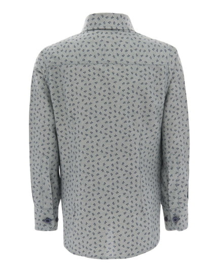 kids-atelier-moustache-kid-baby-boy-green-dandelion-print-dress-shirt-22m08-green