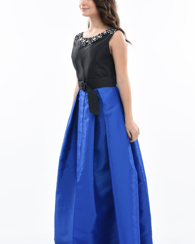 kids-atelier-tulleen-kid-girl-blue-lucena-sleeveless-gem-gown-3079-black-blue