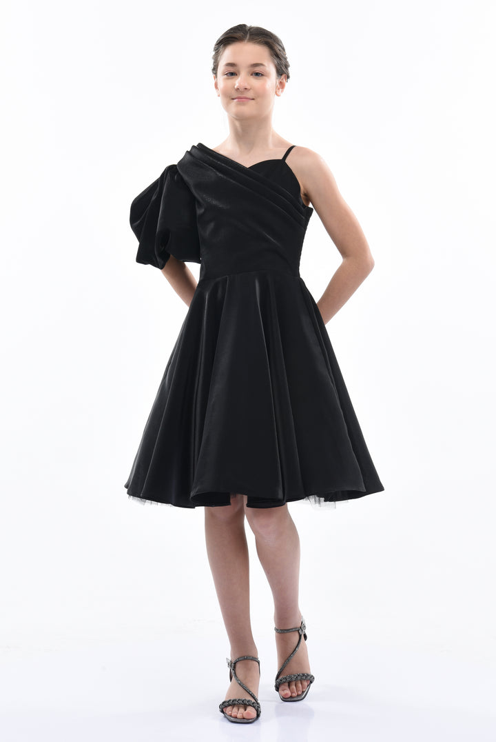 Black Felice Off Shoulder Dress