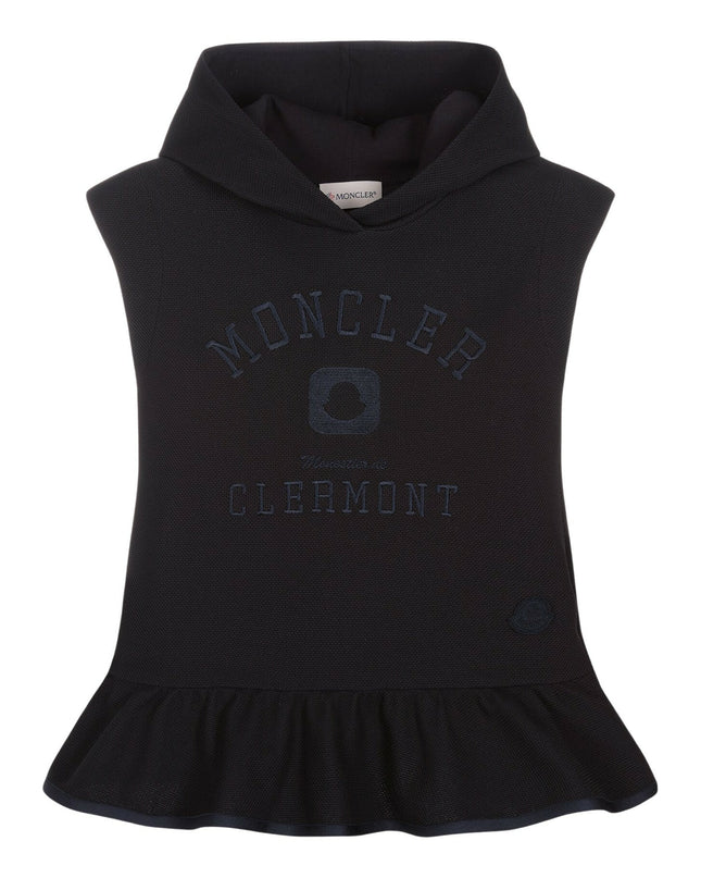 Navy Hooded Dress