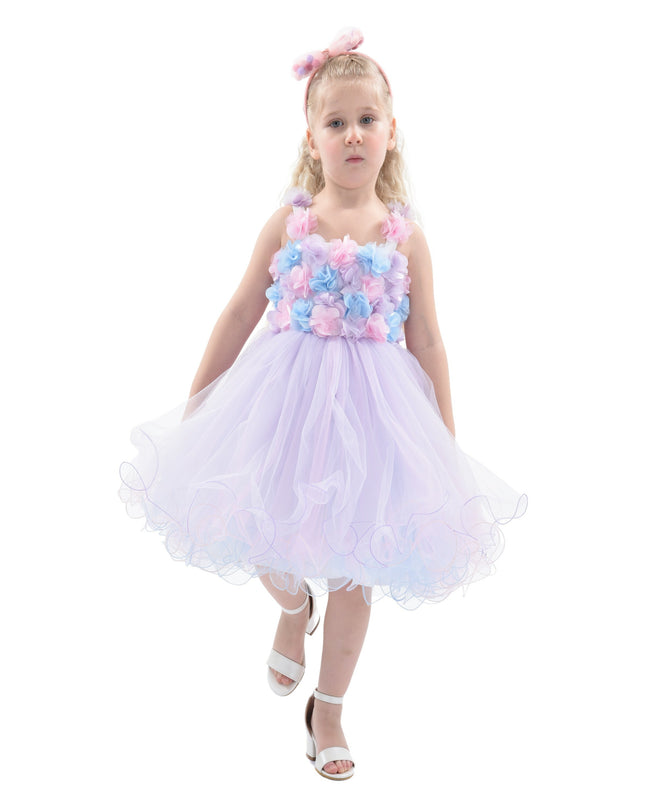 Lilac Rose Campanula Dress