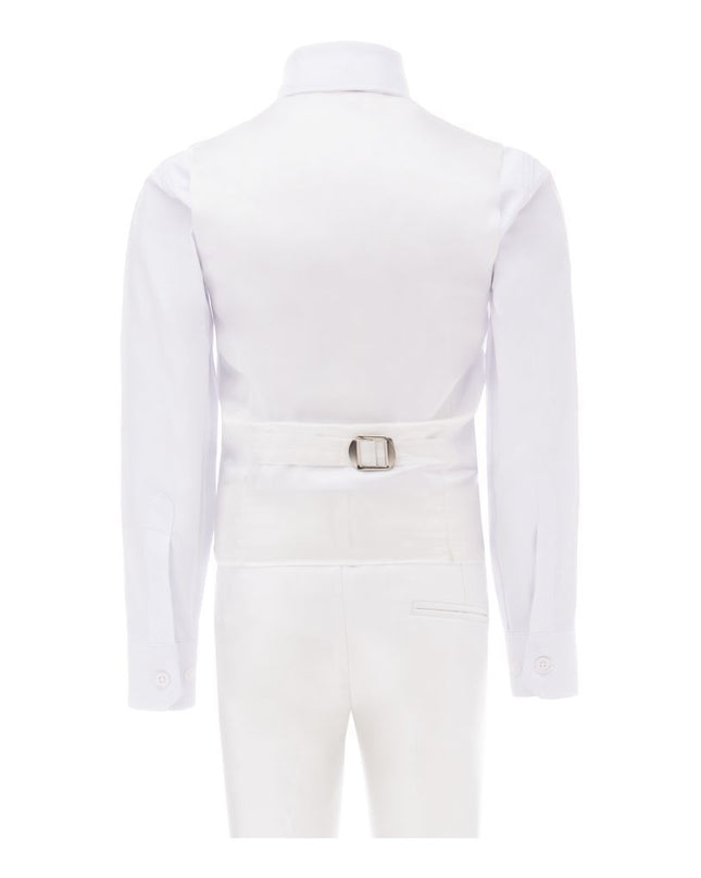 kids atelier moustache Cream 5pc Peak Lapel Tuxedo