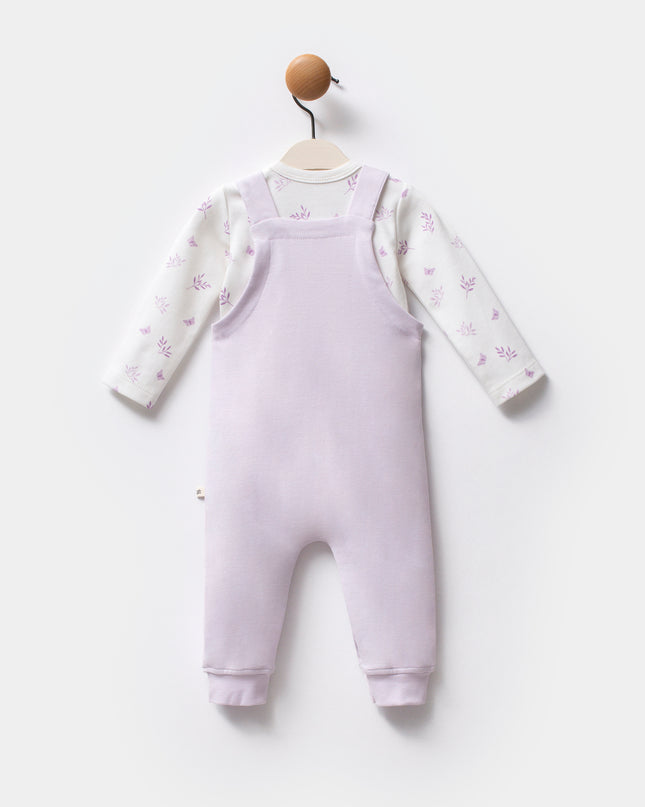 Liliac Growing Butterfly One-Piece Set