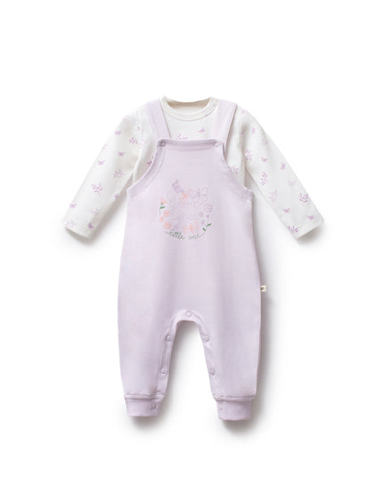 Liliac Growing Butterfly One-Piece Set