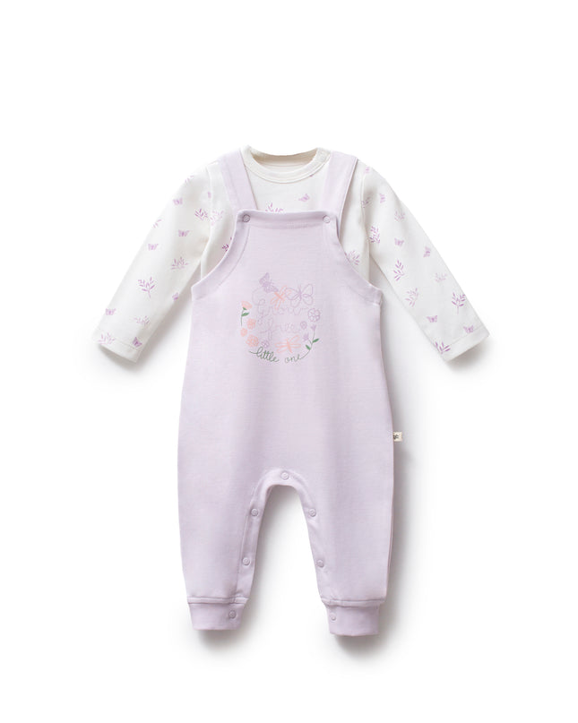 Liliac Growing Butterfly One-Piece Set