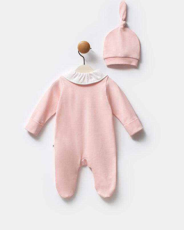Pink Swan One-Piece Set