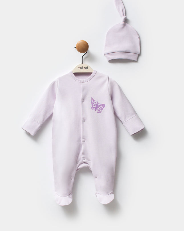 Lilac Purple Butterfly Set